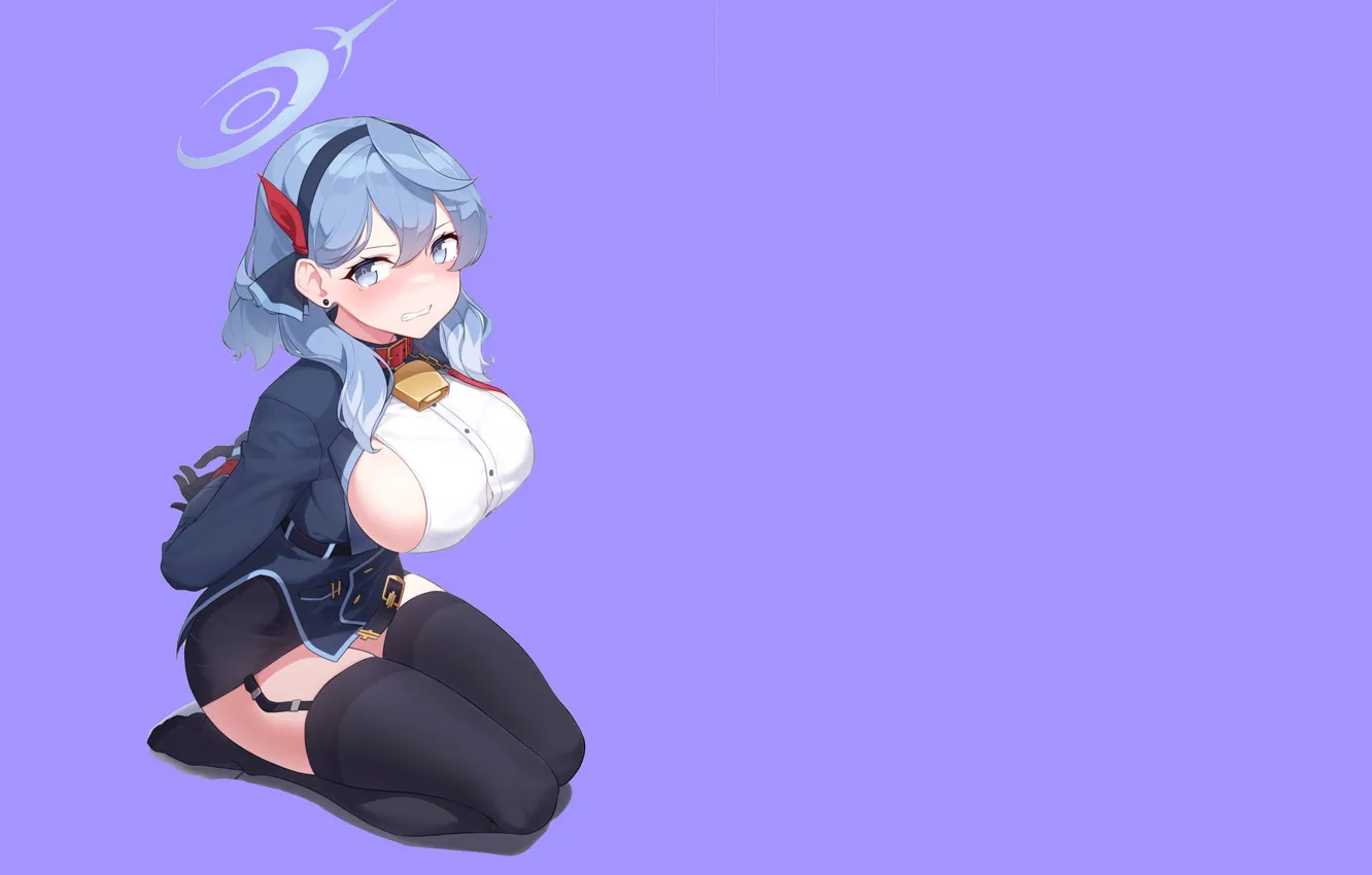 Photo wallpaper girl, sexy, boobs, anime, pretty, cute, oppai, Big boobs