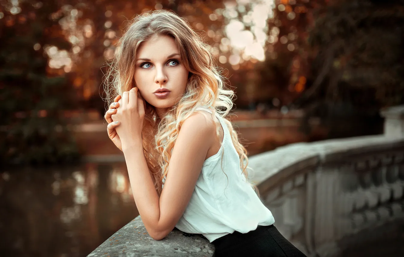 Photo wallpaper sponge, the beauty, Lods Franck, Angy