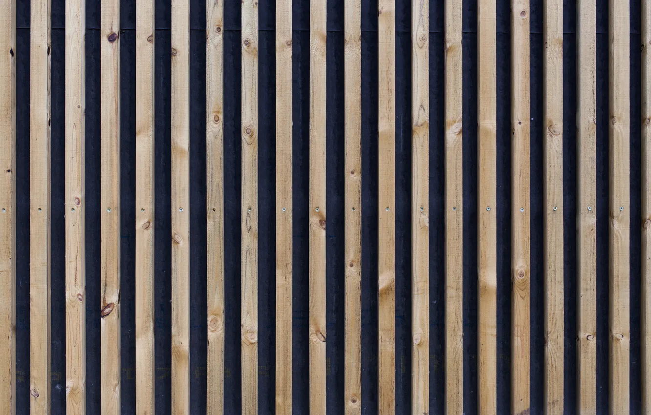 Photo wallpaper wood, blue, screws