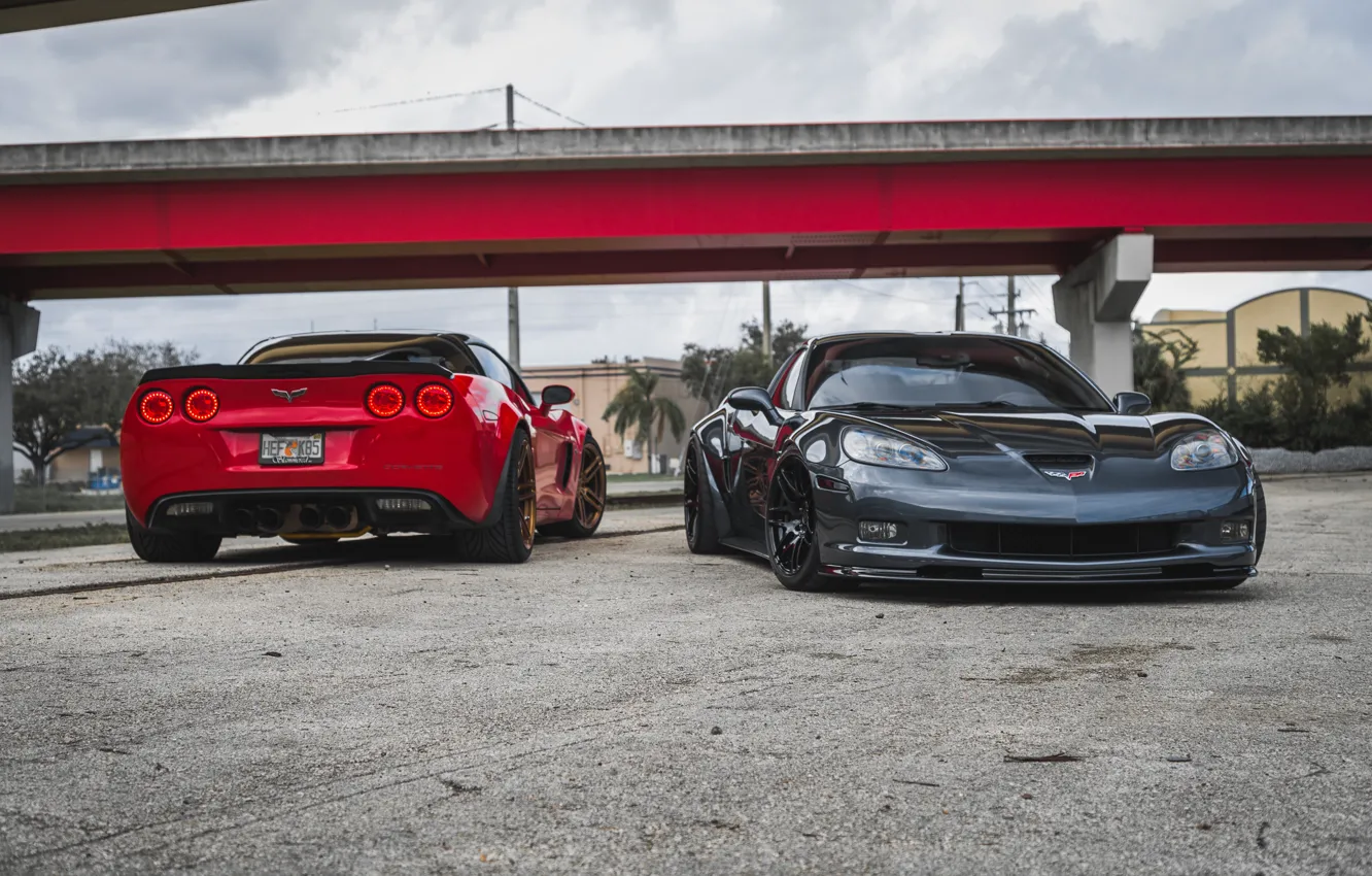 Photo wallpaper corvette, zr1, chevrolet