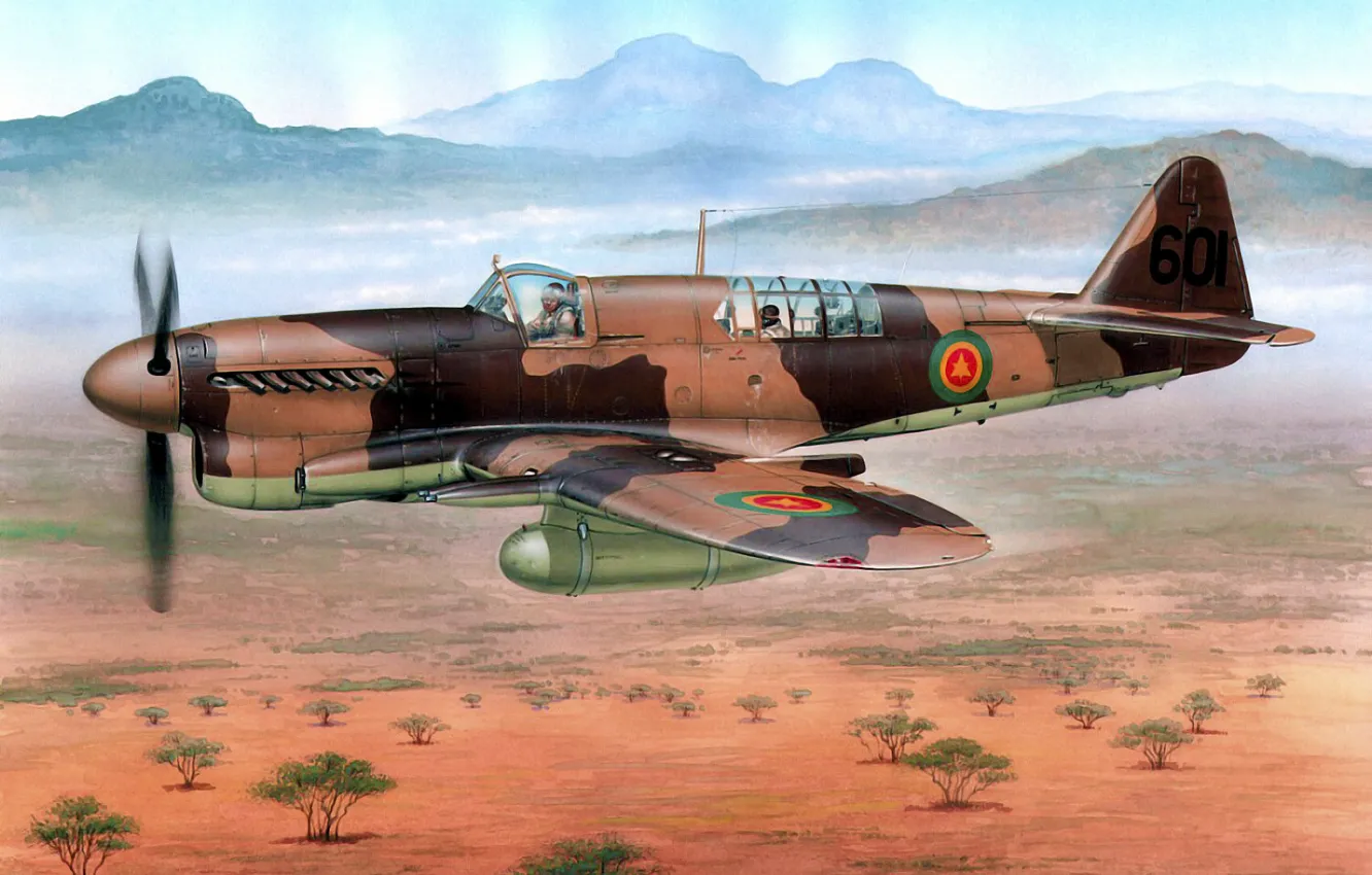 Photo wallpaper art, airplane, painting, aviation, Fairey Firefly