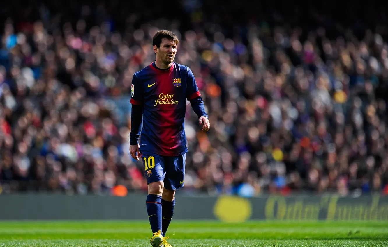 Photo wallpaper Sport, Football, Barcelona, Football, Barcelona, Messi, Messi