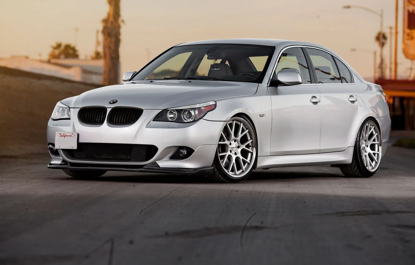 Photo wallpaper machine, tuning, BMW, BMW, beautiful, front, tuning, E60