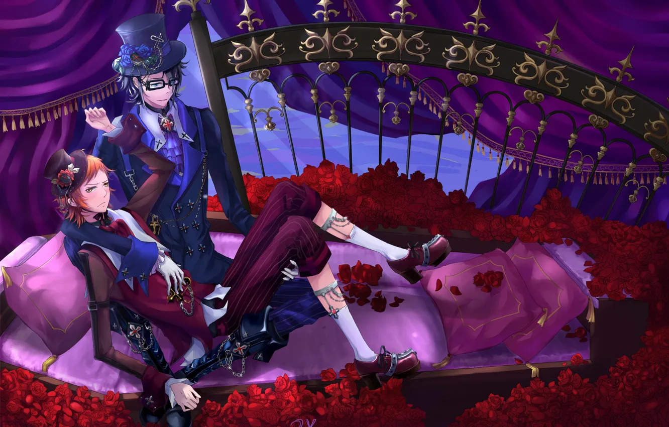 Photo wallpaper K Project, Yata Misaki, Fushimi Saruhiko