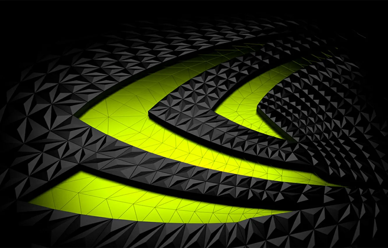Photo wallpaper logo, Nvidia, geforce