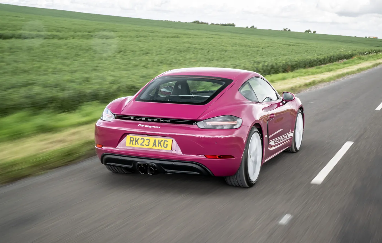 Photo wallpaper Porsche, Cayman, fast, Sports car, 718, Porsche 718 Cayman Style Edition