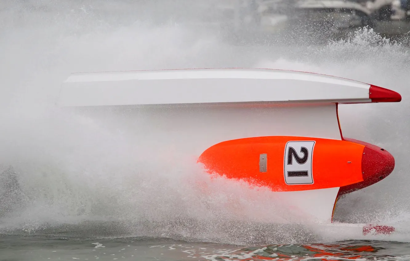 Photo wallpaper race, boat, speed