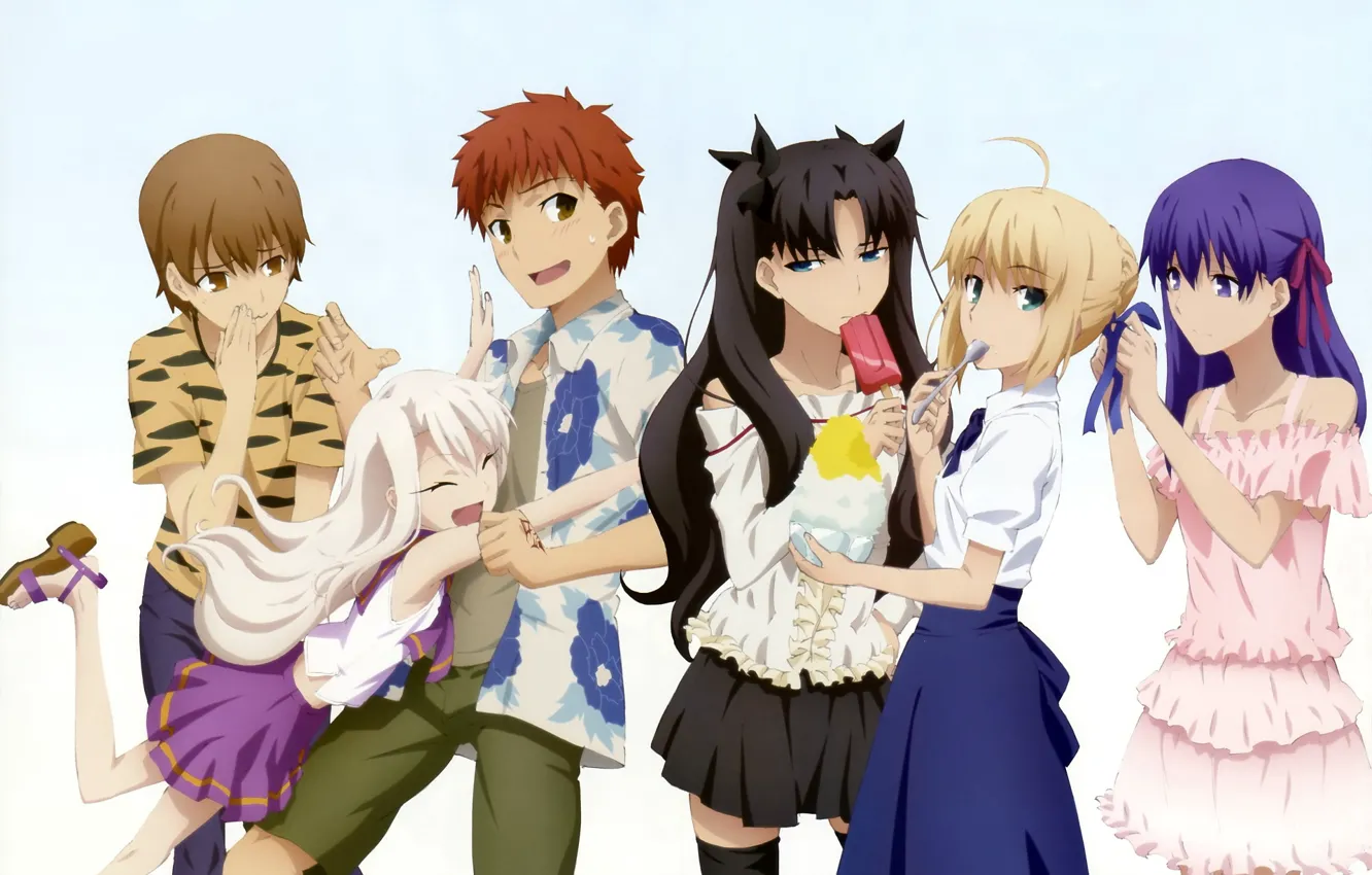 Photo wallpaper anime, art, characters, Fate / Stay Night
