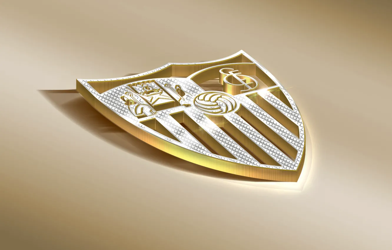 Photo wallpaper Logo, Football, Sport, Soccer, Emblem, Sevilla, Spanish Club, Sevilla FC