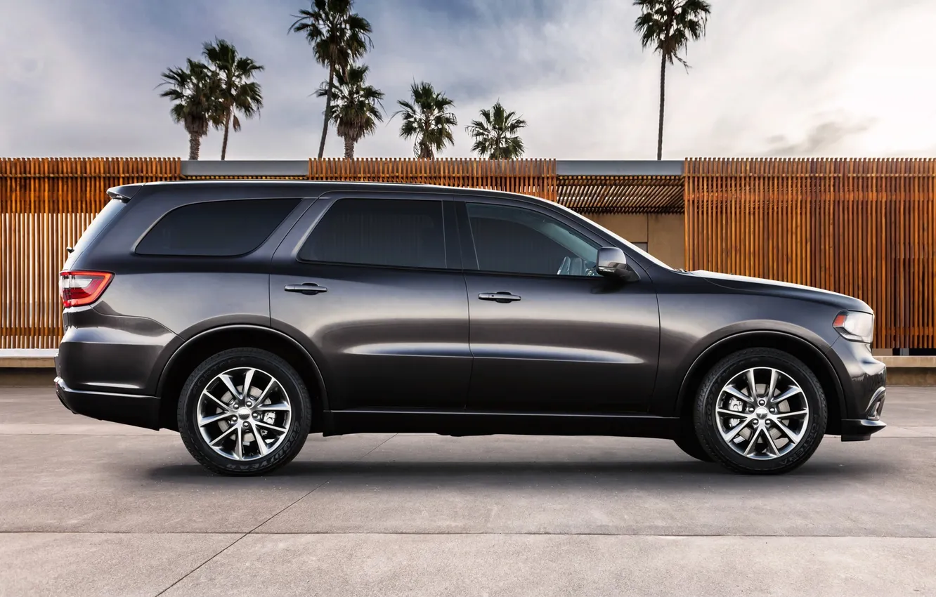 Photo wallpaper machine, Dodge, side view, crossover, Durango, R/T