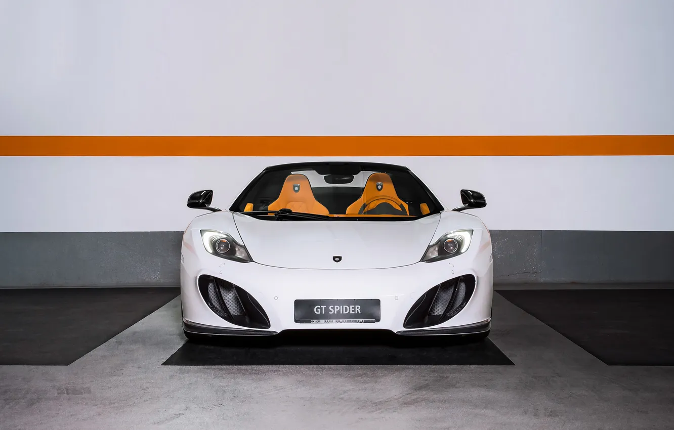 Photo wallpaper McLaren, supercar, Gemballa, MP4-12C, the front, GT Spider