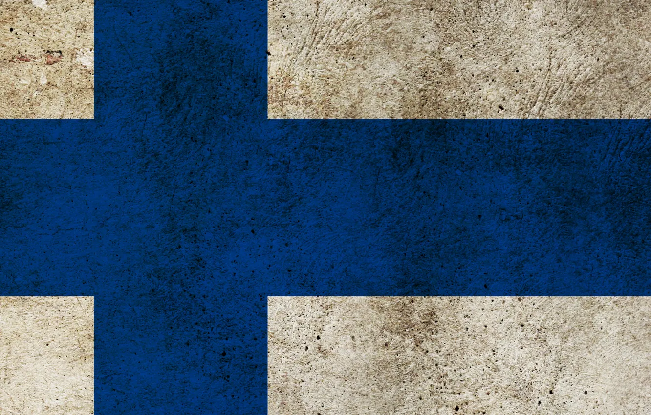 Photo wallpaper Wallpaper, flag, Finland, Flag Of Finland