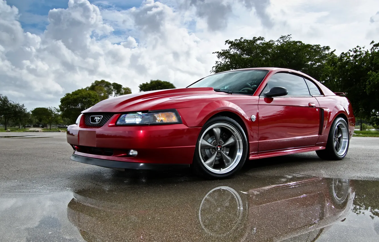 Photo wallpaper Mustang, Ford, 2004