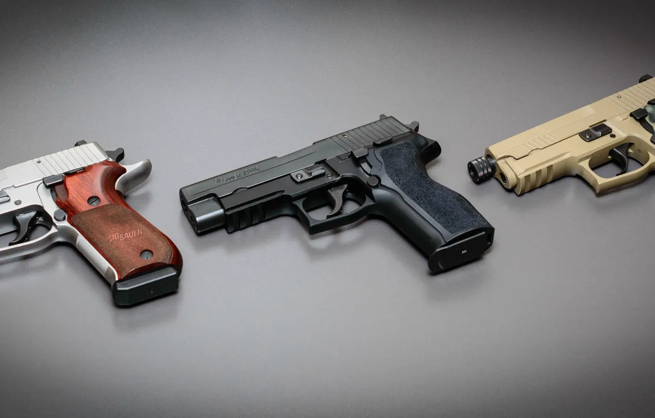 Photo wallpaper gun, pistol, weapon, Sig Sauer, P226, Sig Sauer P226