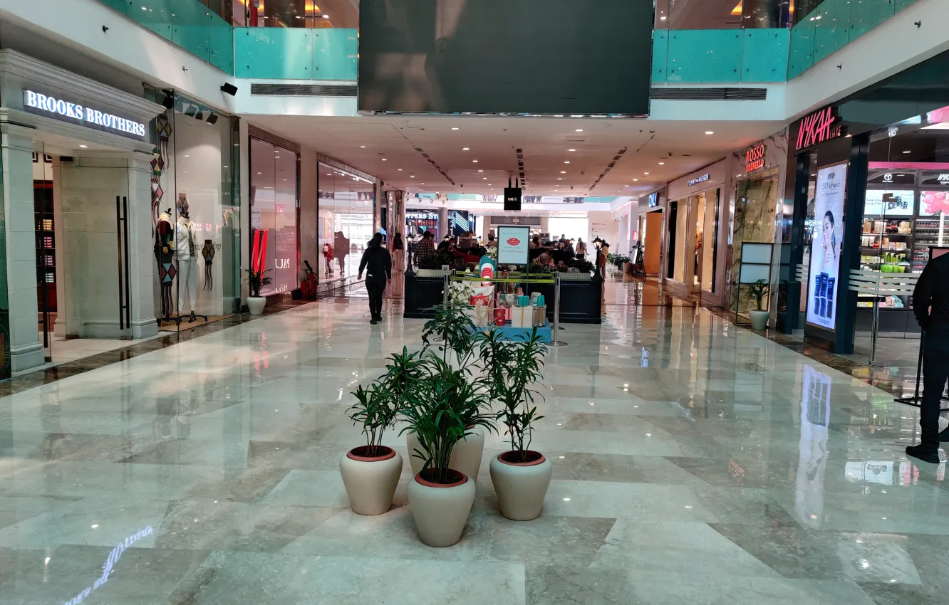 Photo wallpaper India, Mall, Delhi, South Delhi, Vasant Kunj