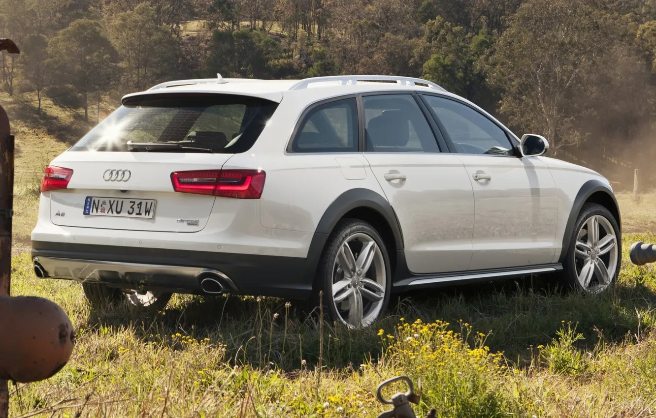 Photo wallpaper white, background, Audi, Audi, TDI, Allroad, quattro, universal