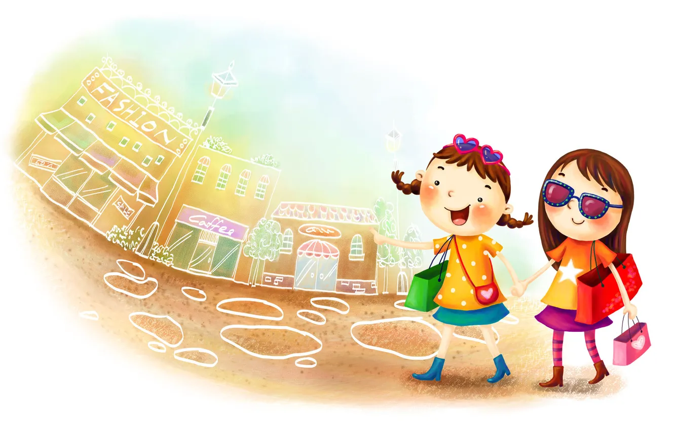 Photo wallpaper road, home, friend