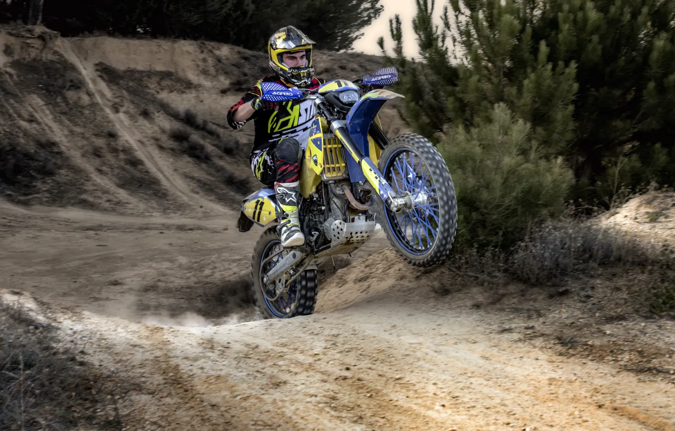 Photo wallpaper race, sport, motorcycle