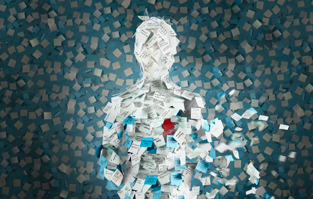 Photo wallpaper creative, mood, the wind, people, the situation, sticker, words, different