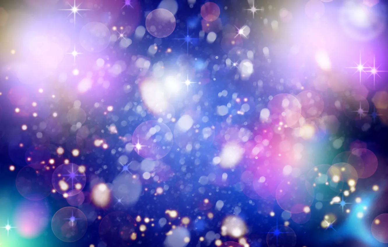 Photo wallpaper glow, spot, stars