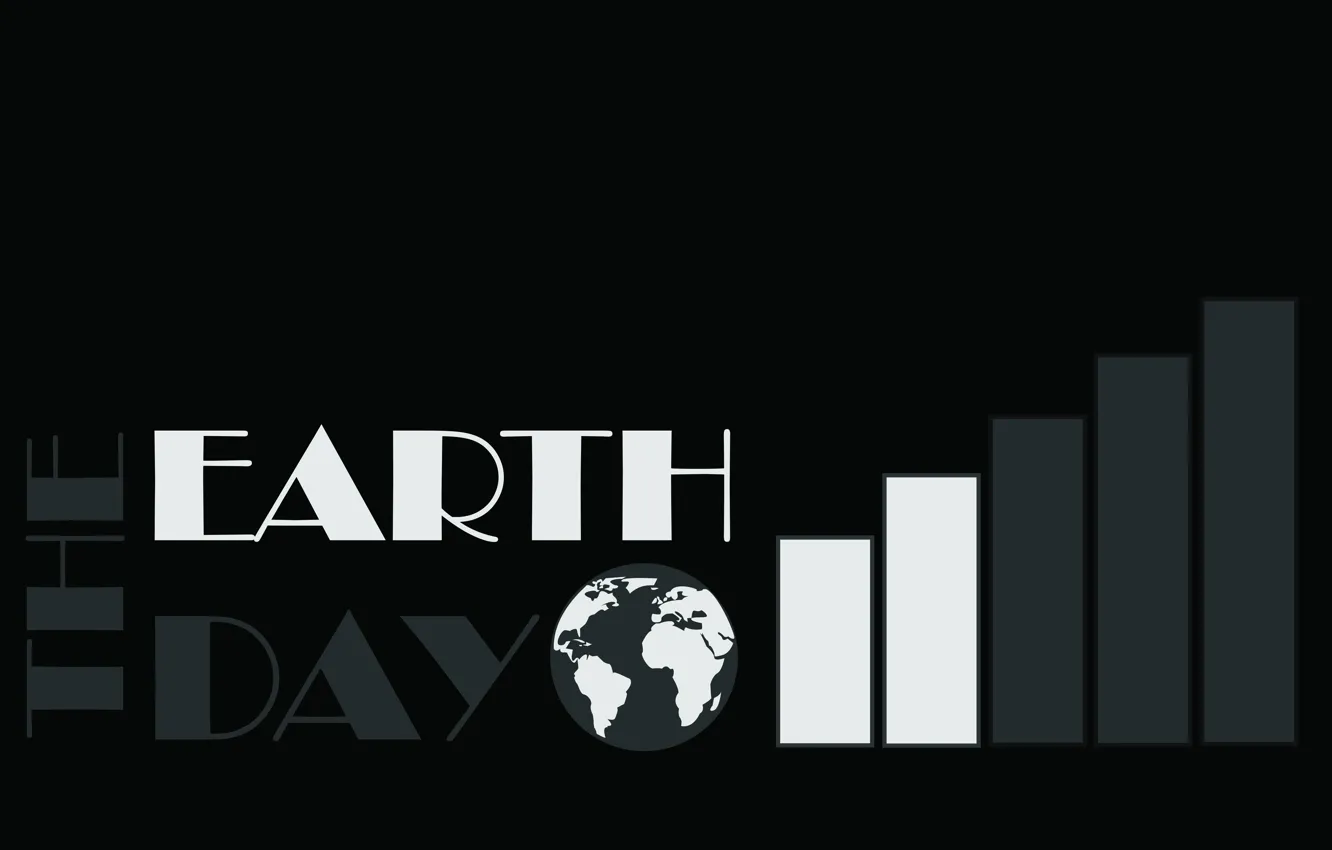 Photo wallpaper Earth, Day, Minimalism, Environment, The Earth Day