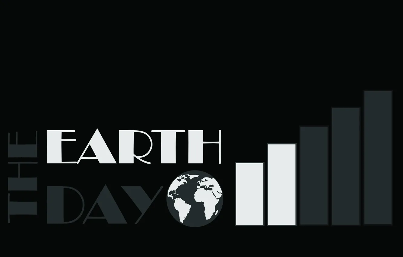 Photo wallpaper Earth, Day, environment, Minimalism, The Earth Day