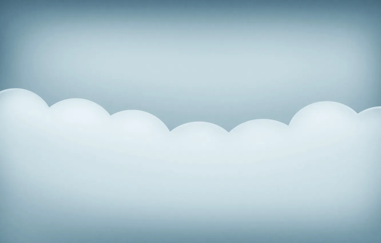 Photo wallpaper wave, minimalism, cloud