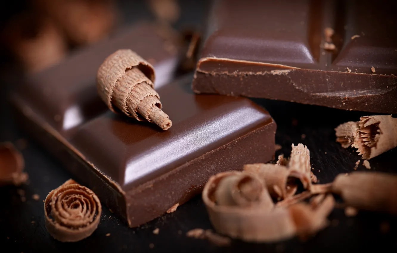 Photo wallpaper macro, the sweetness, chocolate, candy, chips