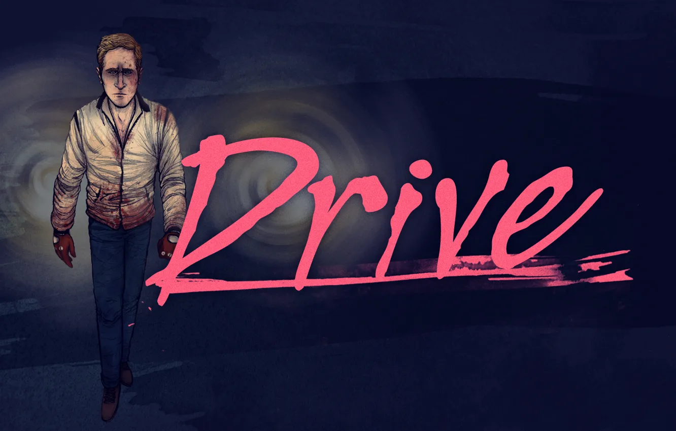 Photo wallpaper drive, drive, drive 2011, movie Ryan Gosling