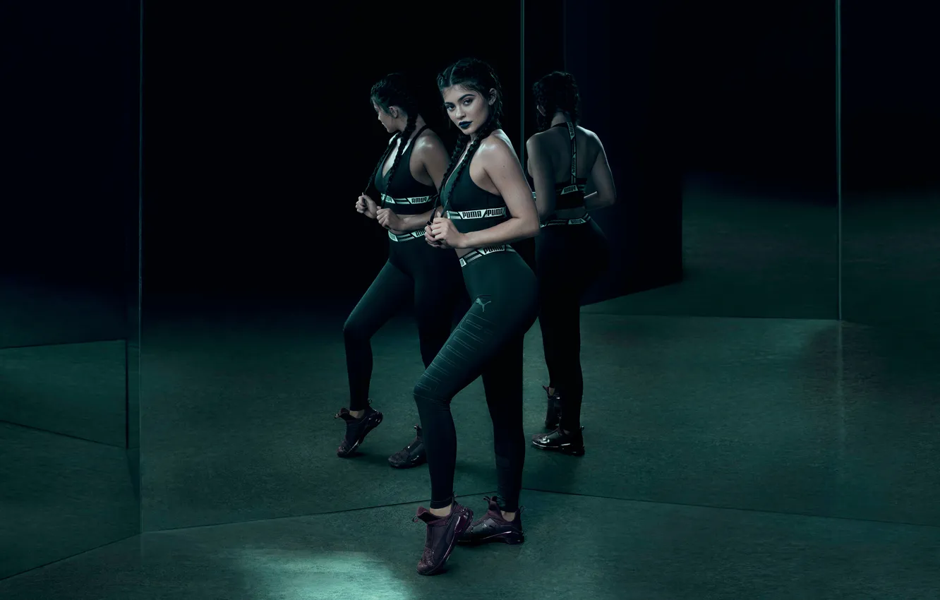 Photo wallpaper gym, leggings, woman fitness, Buttock, activewear, woman exercises, woman streching, woman workout