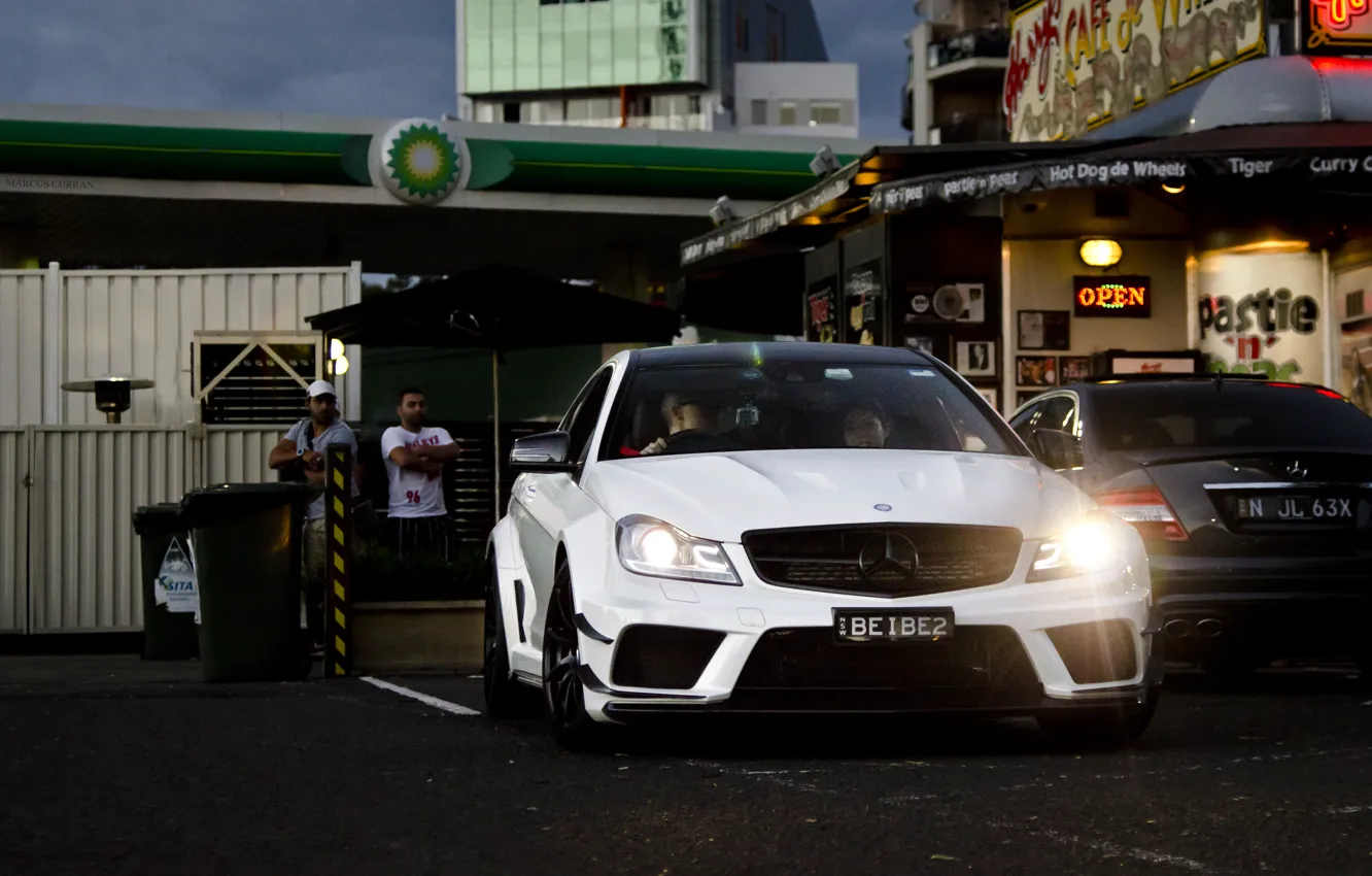 Photo wallpaper Mercedes, AMG, C63