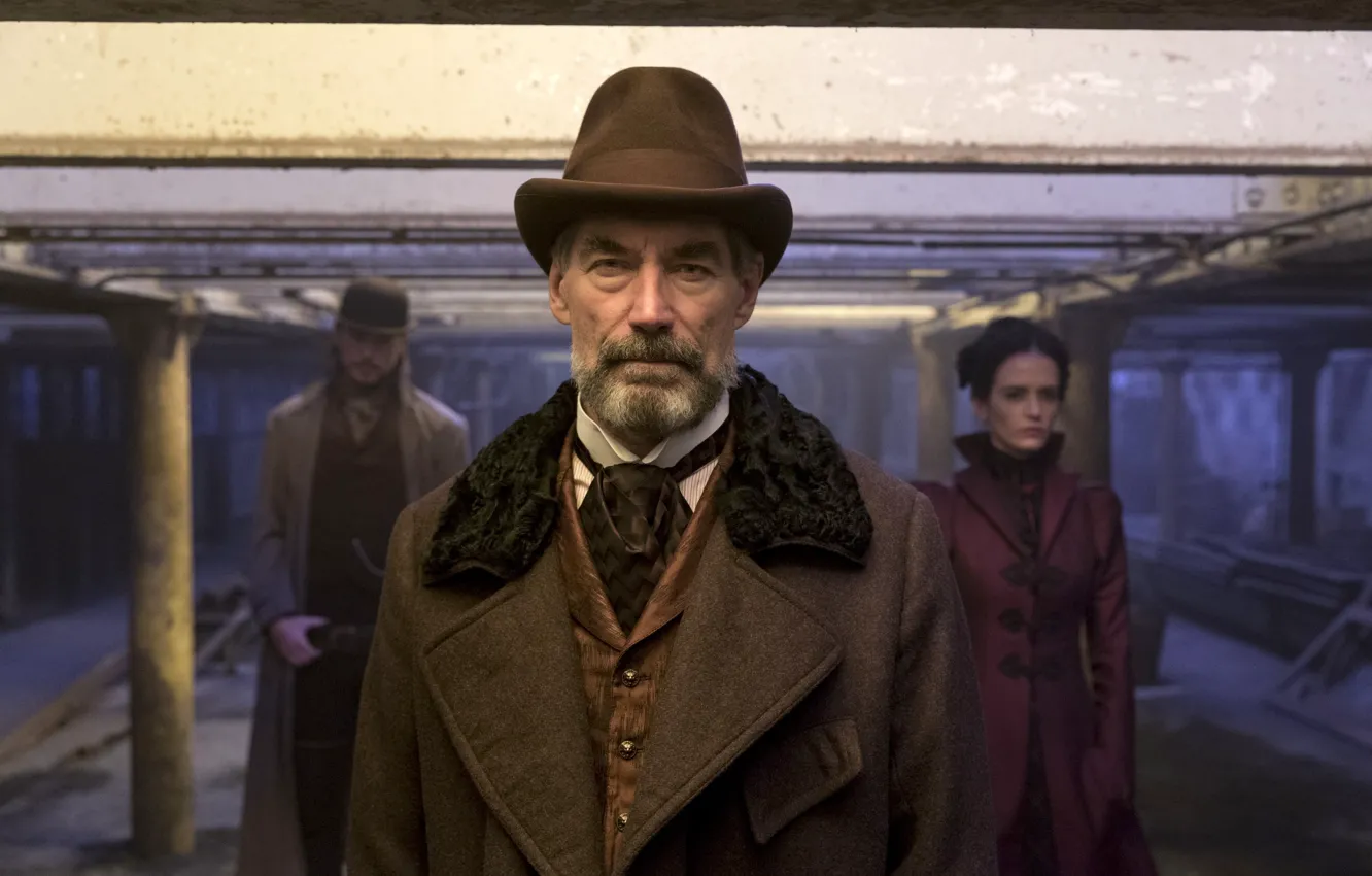 Photo wallpaper columns, Josh Hartnett, horror, the series, drama, Josh Hartnett, Eva Green, Timothy Dalton