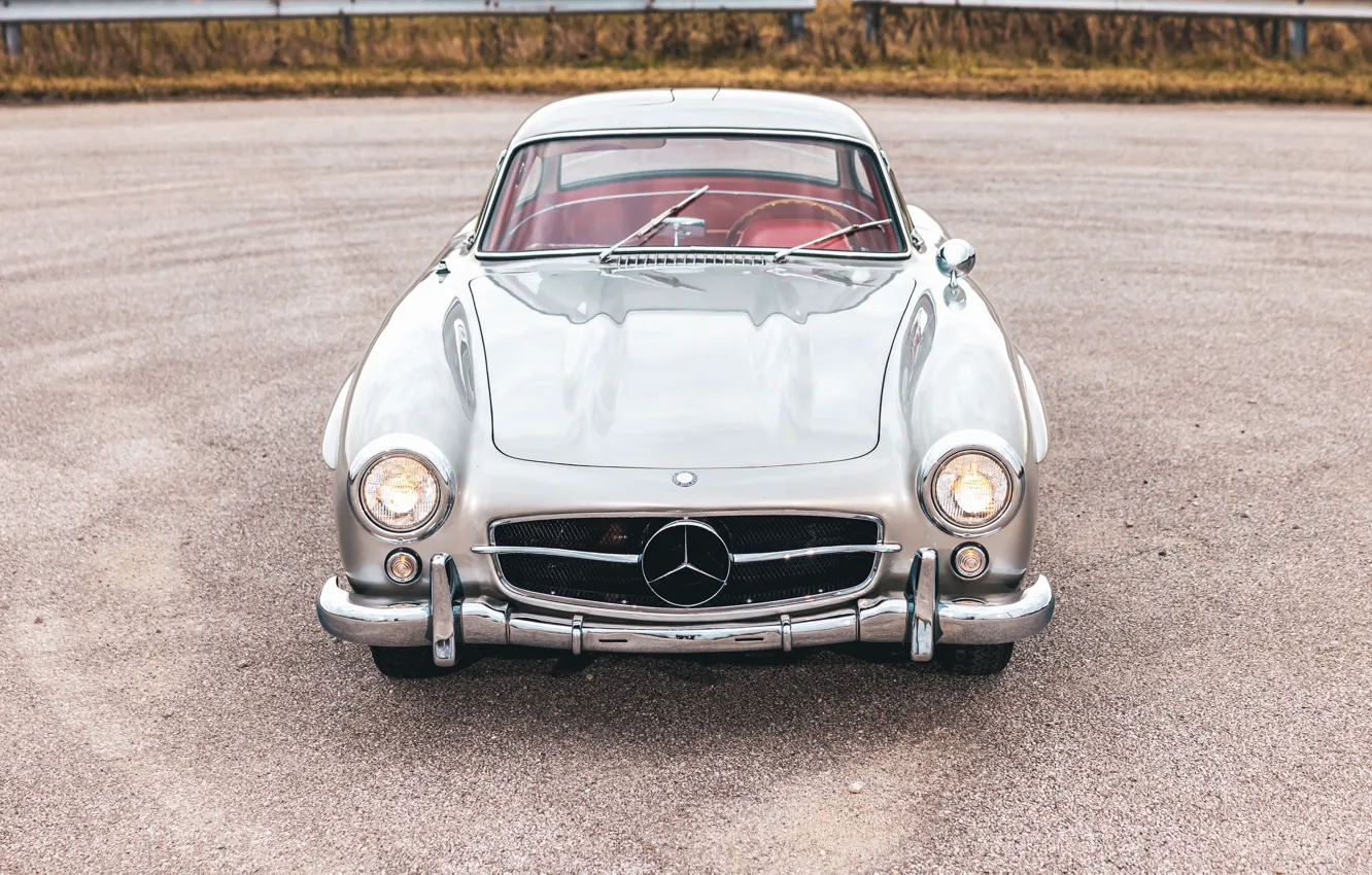 Photo wallpaper Mercedes-Benz, 300SL, 1955, Mercedes-Benz 300 SL, Gullwing