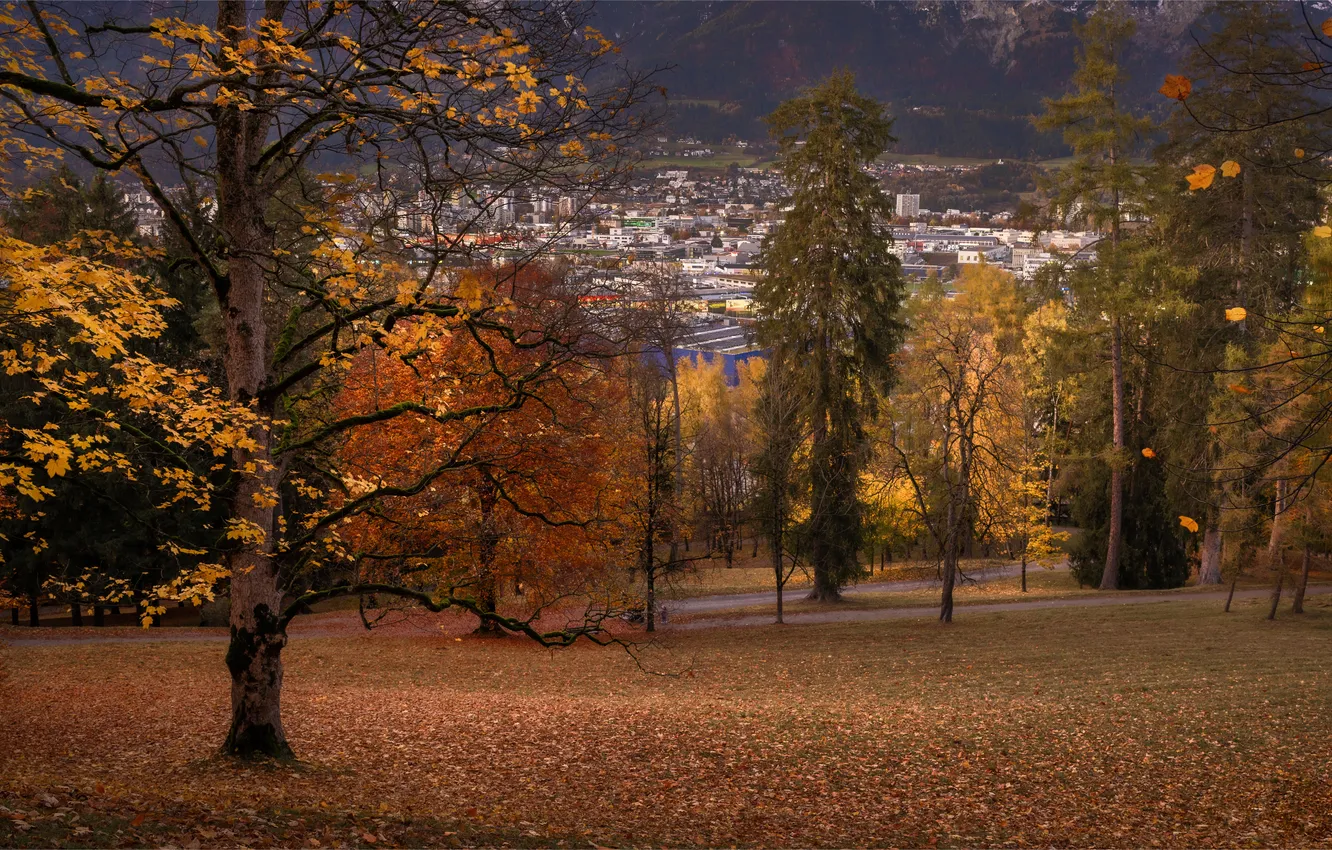 Photo wallpaper Tyrol, Rans, Aldrans