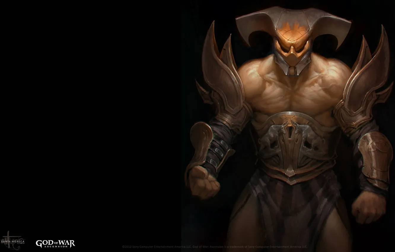 Photo wallpaper wallpaper, game, Sony, armor, God of War, man, PS3, hero