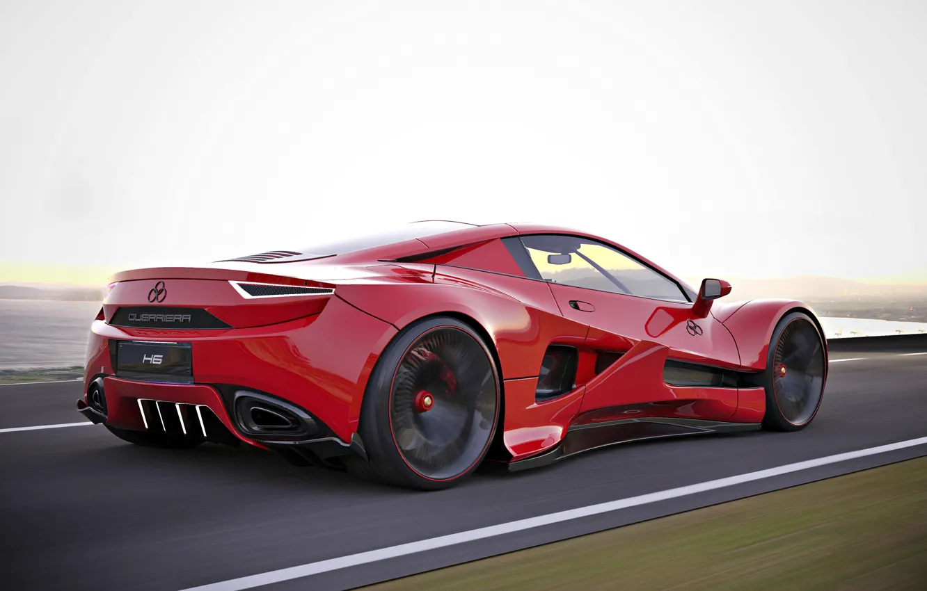 Photo wallpaper car, Concept, Supercar, Guerriera H6