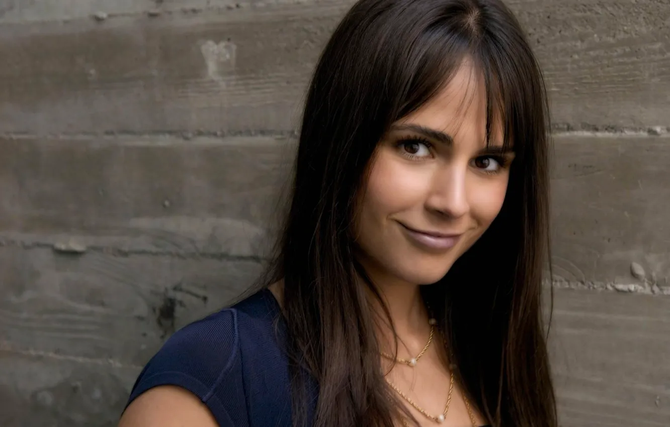 Photo wallpaper girl, smile, actress, brunette, Jordana Brewster, Jordana Brewster, hair