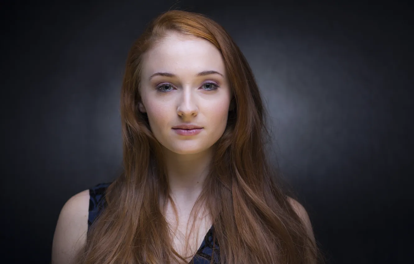 Photo wallpaper girl, model, actress, red, the series, Game Of Thrones, Game of Thrones, Sophie Turner