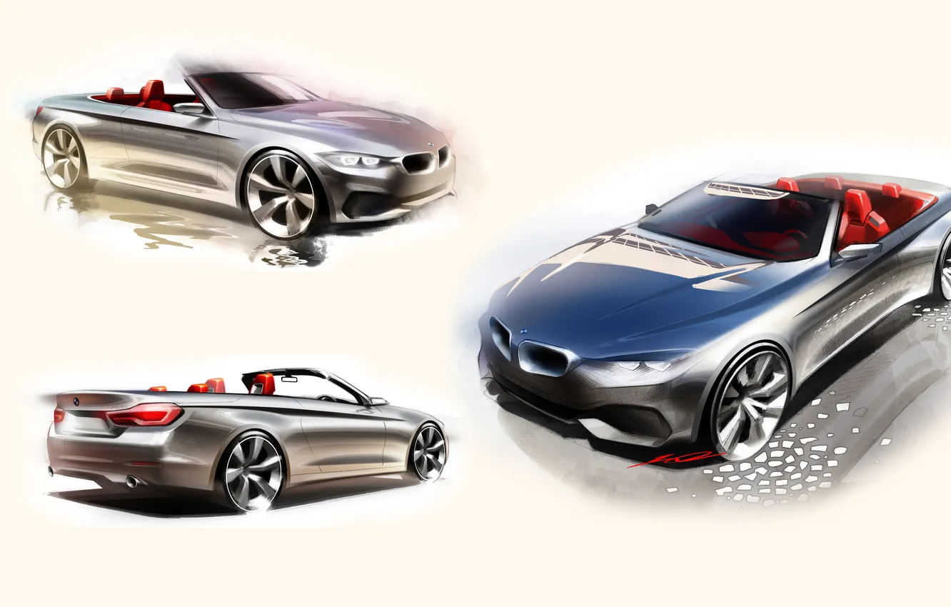 Photo wallpaper BMW, BMW, convertible, Cabrio, 4-Series, F33