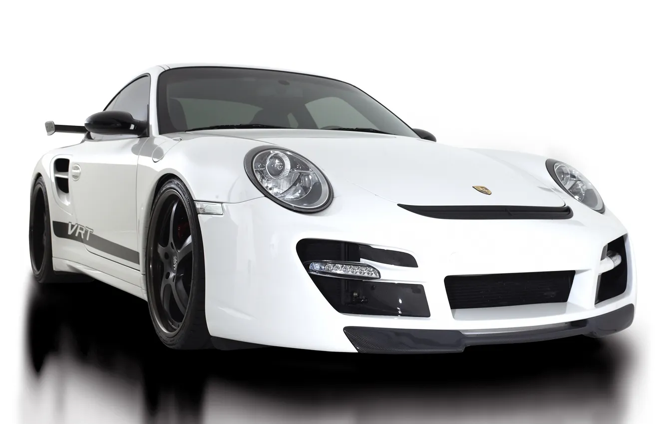 Photo wallpaper white, 911, Porsche, Porsche, Vorsteiner, Turbo, V-RT