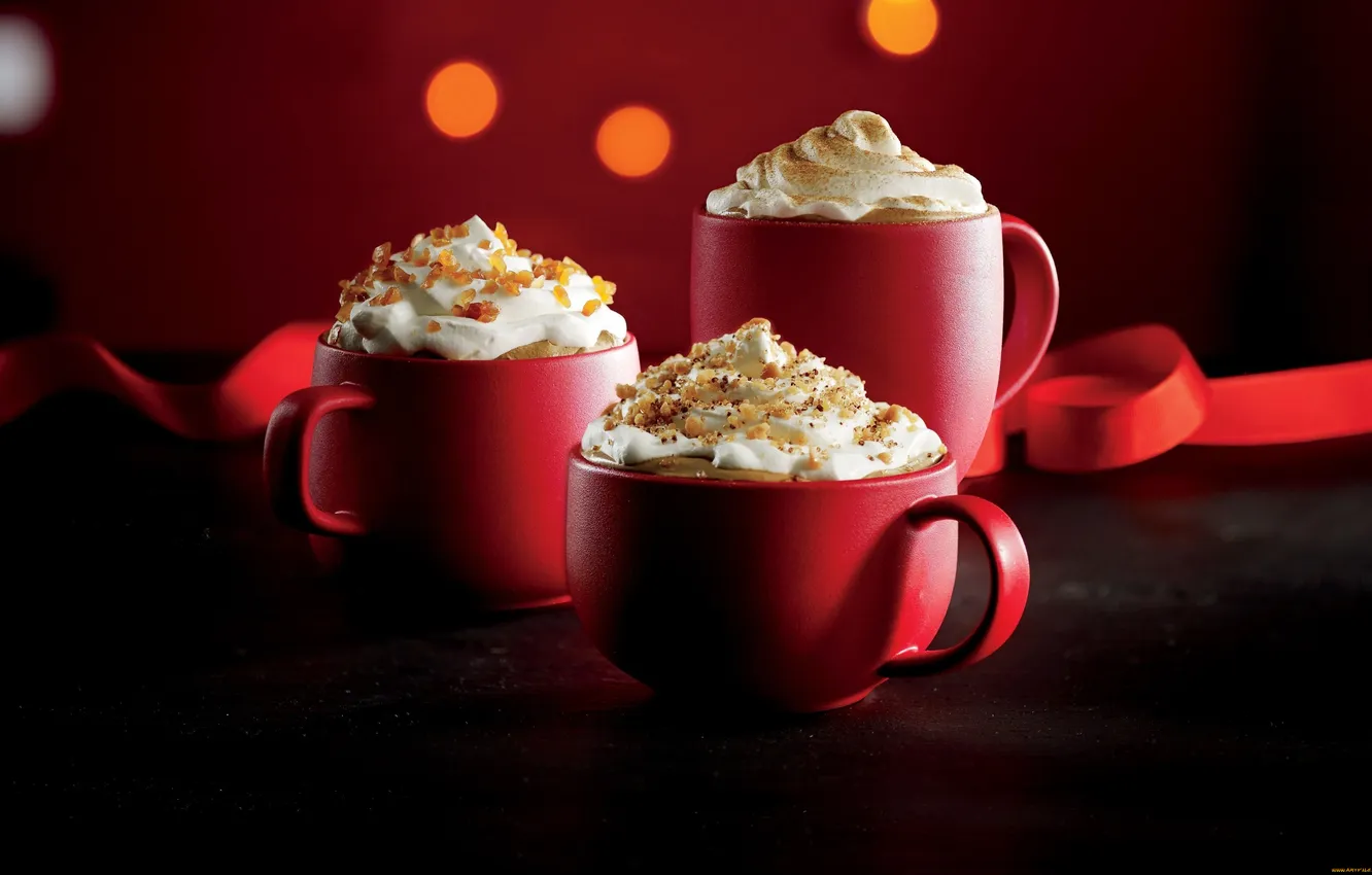 Photo wallpaper food, cup, still life, sweets