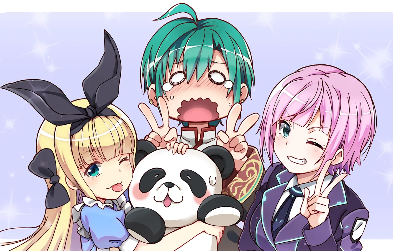 Photo wallpaper anime, art, girl, NIJISANJI