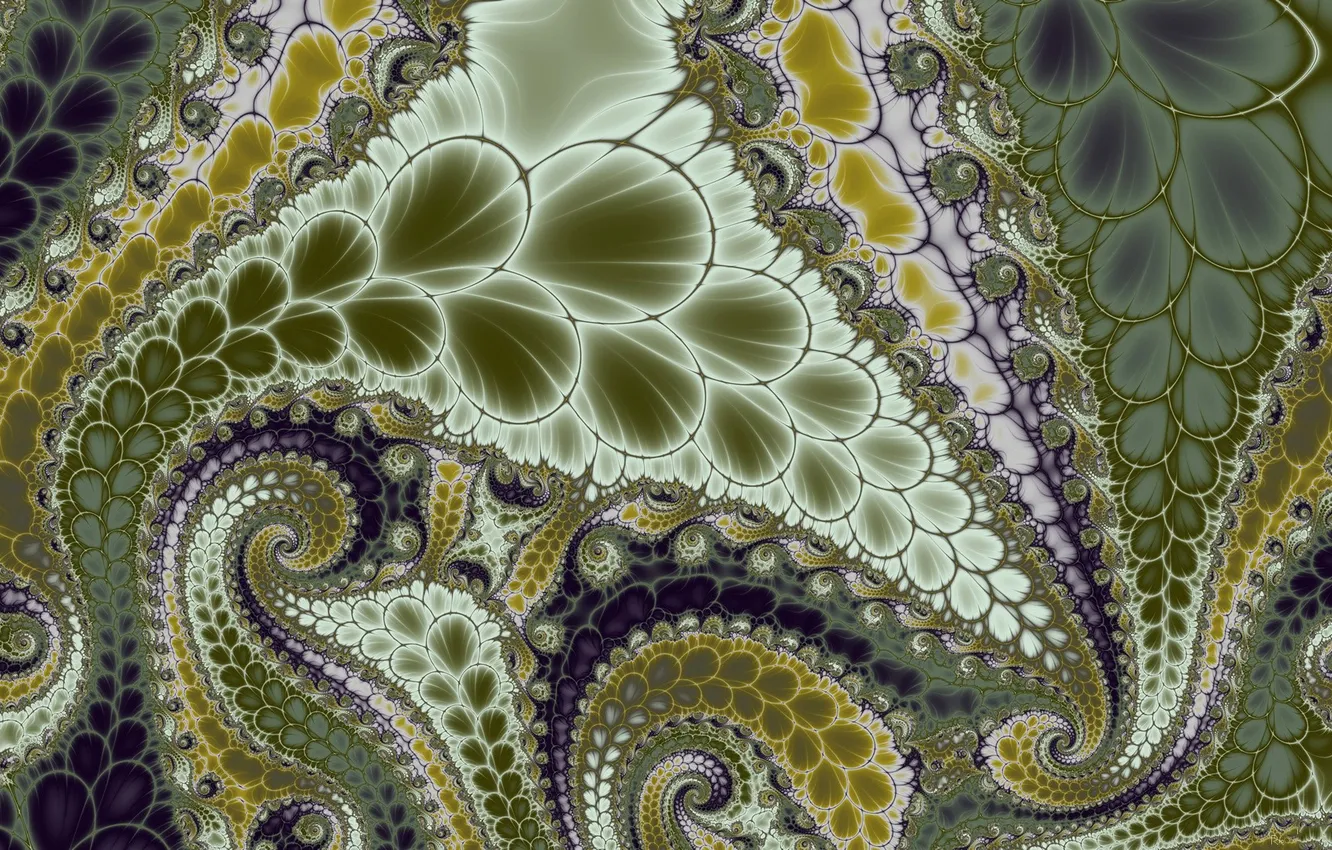 Photo wallpaper light, pattern, color, fractal