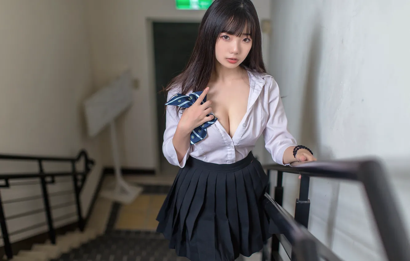 Photo wallpaper girl, sexy, Asian, cutie