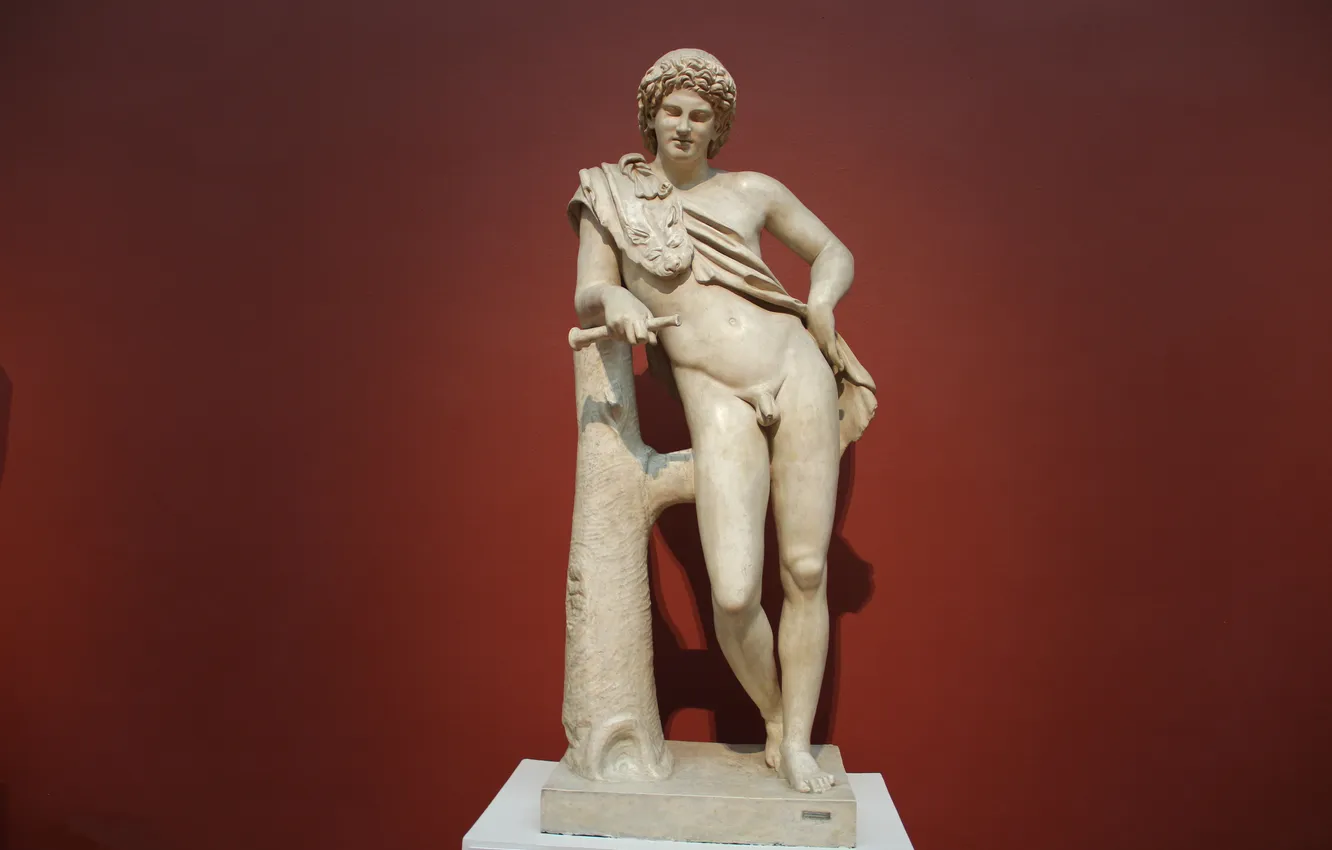 Photo wallpaper Moscow, male, statue, sculpture, Nude, copy, The Pushkin State Museum, The ancient Greek sculptor