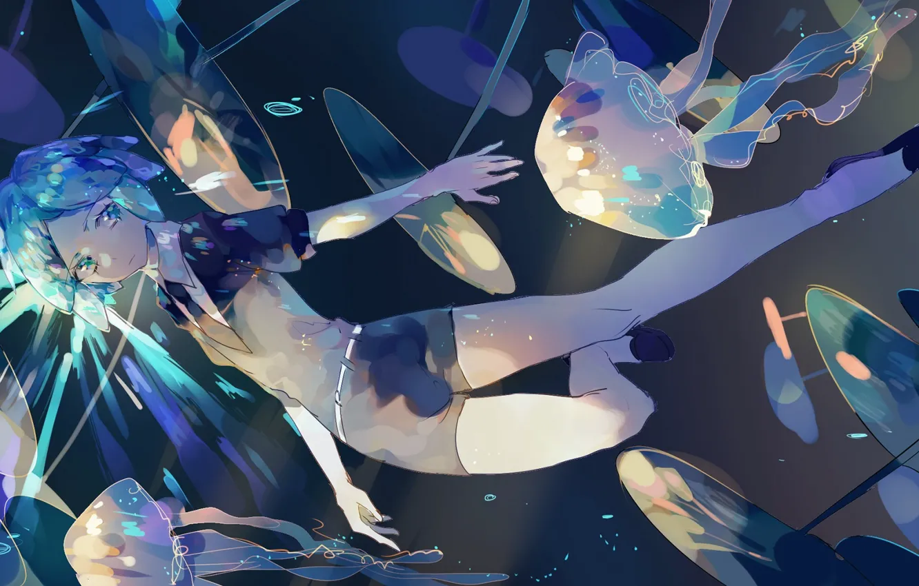 Photo wallpaper girl, Country Gems, Houseki no kuni