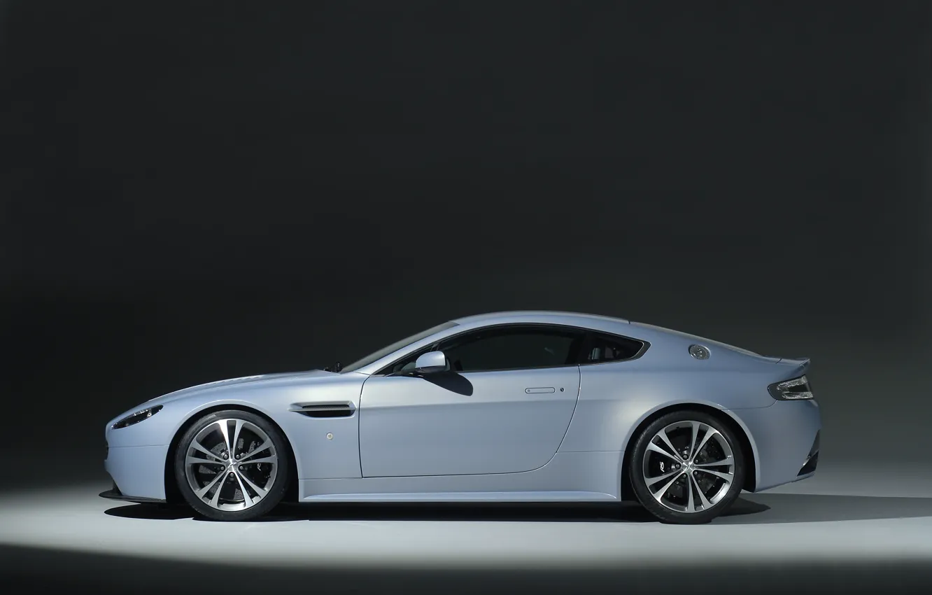 Photo wallpaper Aston Martin, Machine, Background, Lights, Drives, V12, Wheel, Sport Car