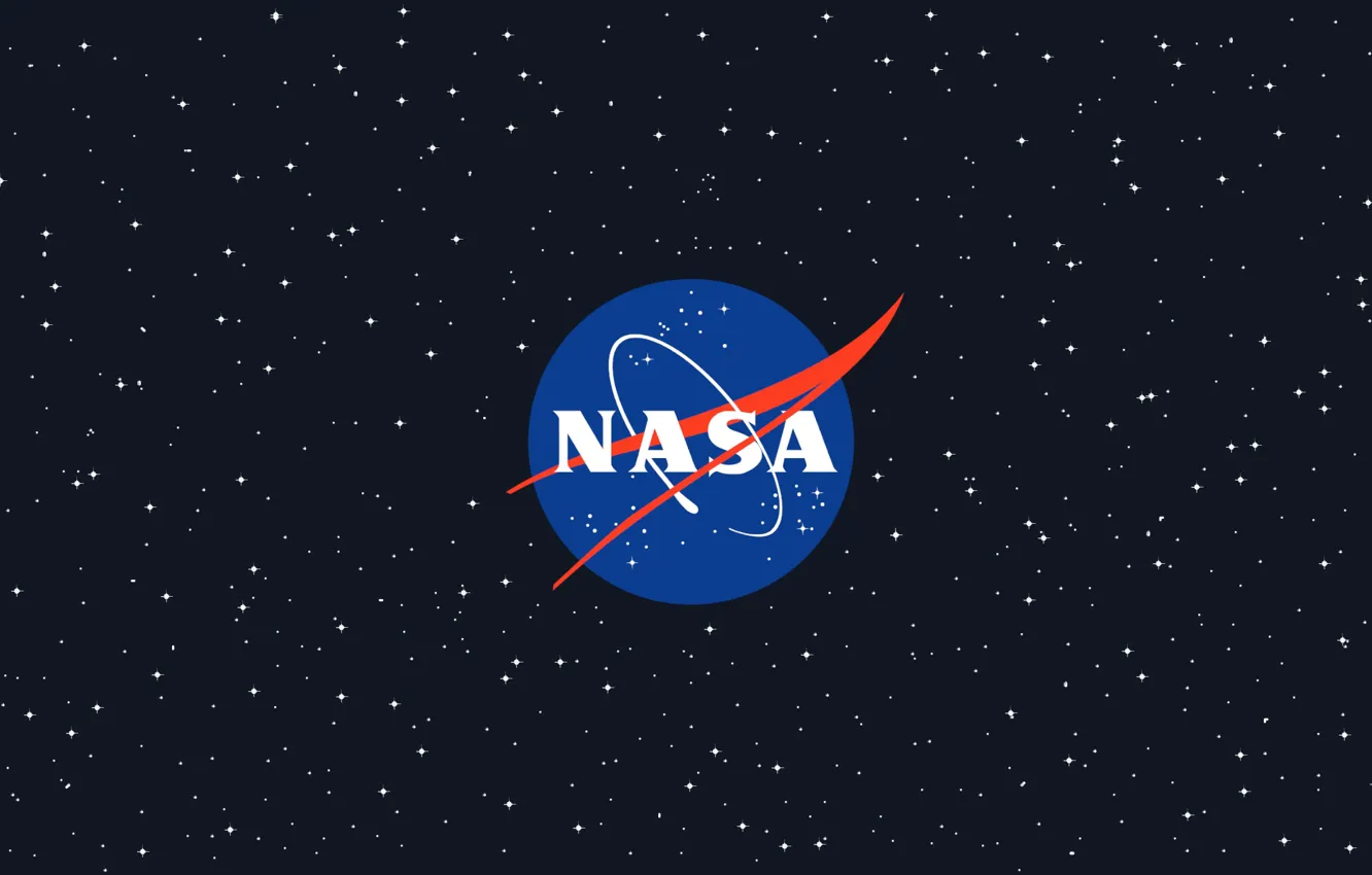 Photo wallpaper space, NASA, NASA logo
