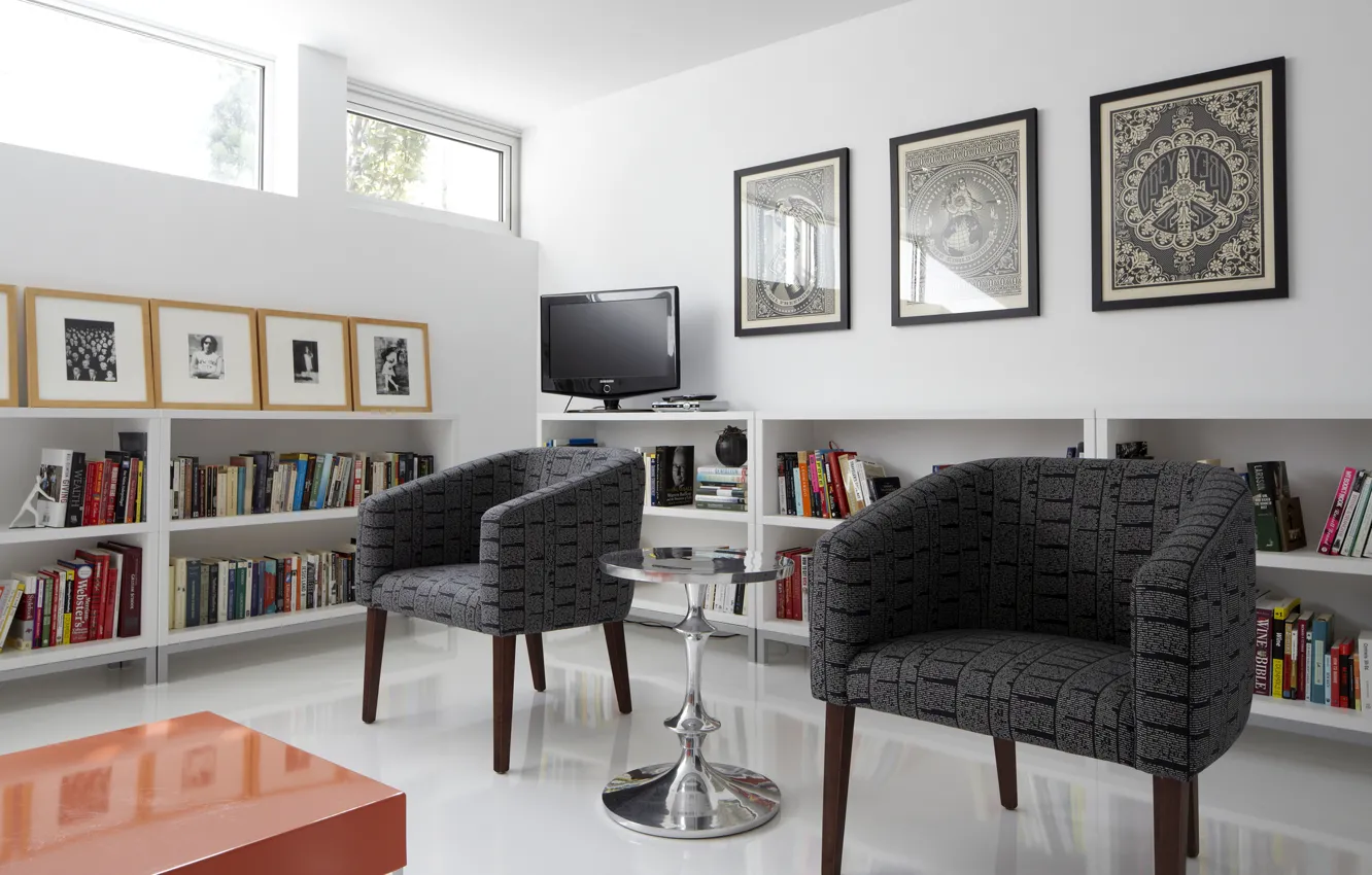 Photo wallpaper furniture, picture, white color