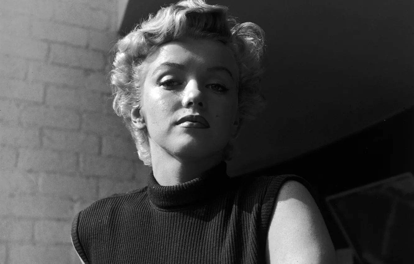 Photo wallpaper look, face, model, actress, blonde, Marilyn Monroe, Marilyn Monroe